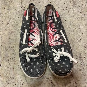 Roxy Palm Tree Slip On Loafers